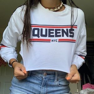 Queens NYC crop top